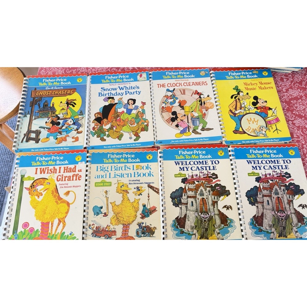 Fisher-Price Talk To Me Books Set of 17
